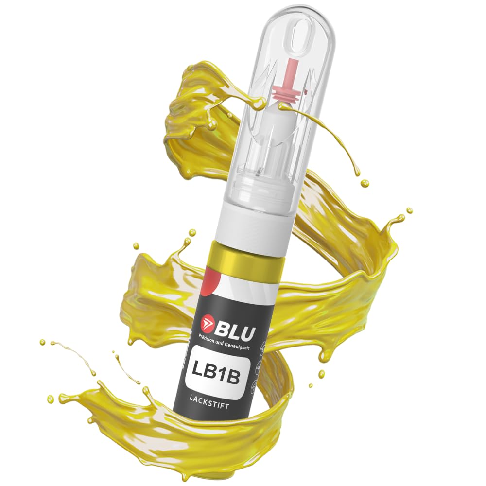 BLU Lackstift Auto kompatibel für VW Skoda SEAT LB1B GELB Sunflower | Auto Lack Reparatur 2in1 Ausbesserungslack Pinsel + Nadel BLU Lackstift Auto kompatibel für VW Skoda SEAT LB1B GELB Sunflower | Auto Lack Reparatur 2in1 Ausbesserungslack Pinsel + Nadel von BLU