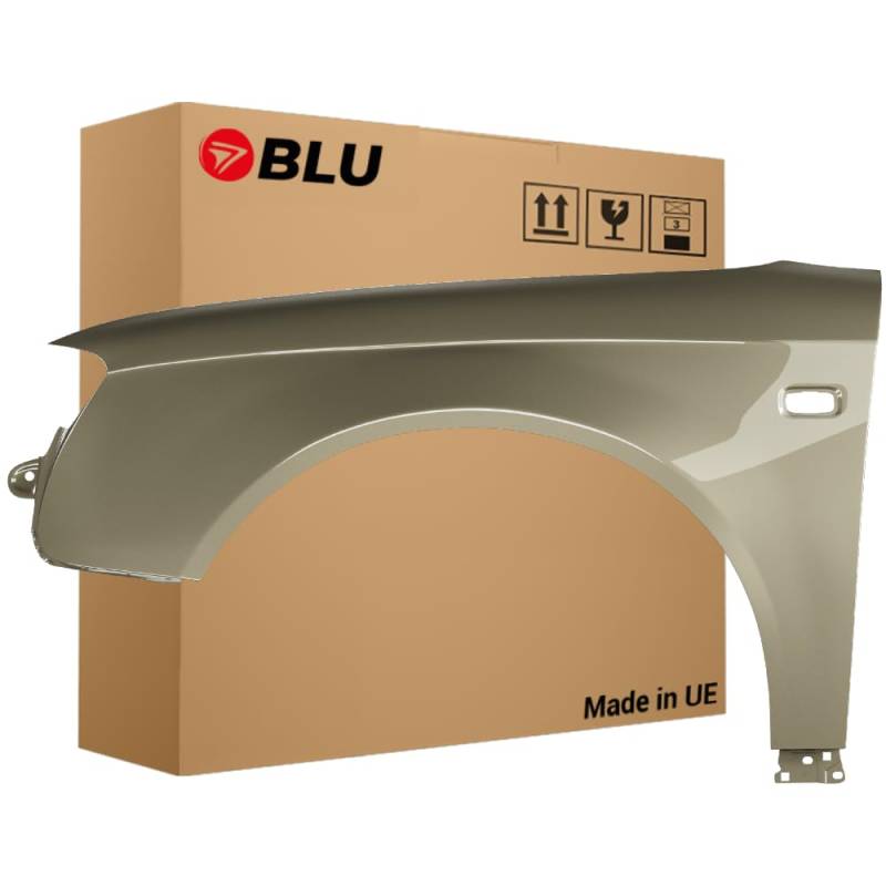 BLU Premium Kotflügel Passend für Audi A4 B7 LY1Q Links Gold | 2004-2008 | Vorderseite Vorne | Verzinkt & Lackiert | Einbaufertig von BLU