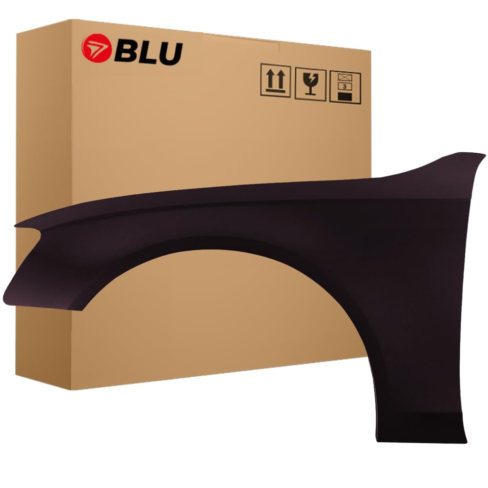 BLU Premium Kotflügel Passend für Audi A4 B8 S4 LZ9X Links Schwarz | 2007-2011 | Vorderseite Vorne | Verzinkt & Lackiert | Einbaufertig von BLU