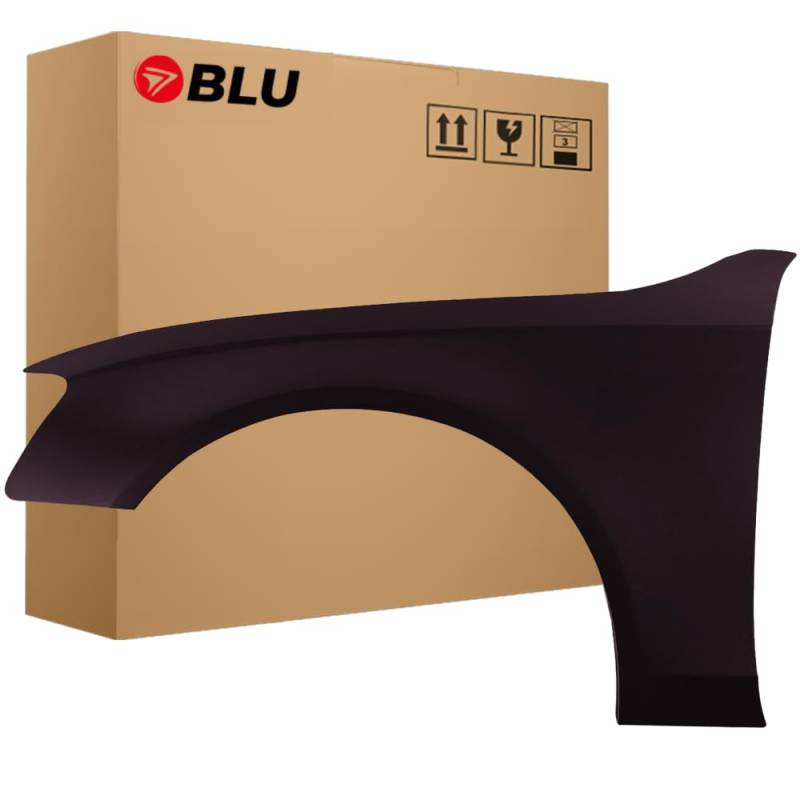 BLU Premium Kotflügel Passend für Audi A4 B8 S4 LZ9X Links Schwarz | 2007-2011 | Vorderseite Vorne | Verzinkt & Lackiert | Einbaufertig von BLU