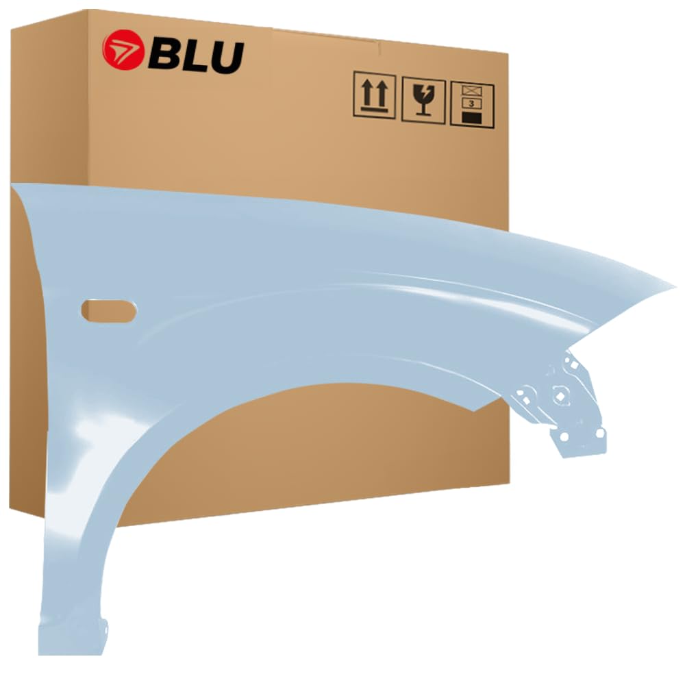 BLU Premium Kotflügel Passend für Seat Altea 5P1/5P5 LS5V Rechts Blau | 2004-2015 | Vorderseite Vorne | Verzinkt & Lackiert | Einbaufertig von BLU