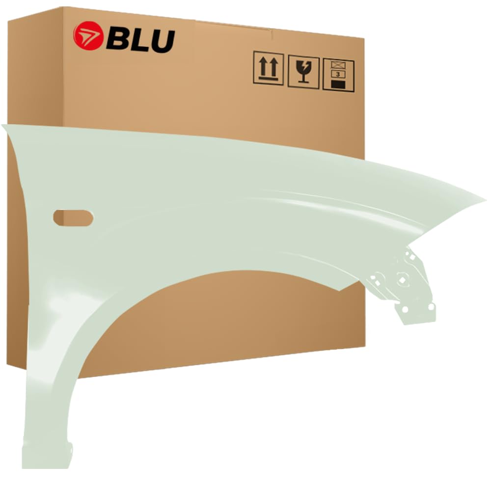 BLU Premium Kotflügel Passend für Seat Altea 5P1/5P5 LS6R Rechts Grün | 2004-2015 | Vorderseite Vorne | Verzinkt & Lackiert | Einbaufertig von BLU