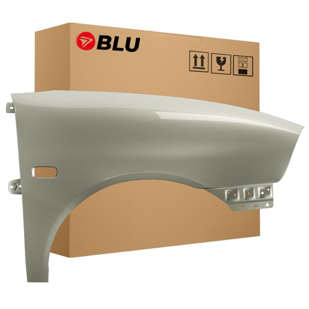 BLU Premium Kotflügel Passend für Seat Ibiza Cordoba (6L - III 3. Generation) LS1R Rechts Golden | 2002-2008 | Vorderseite Vorne | Verzinkt & Lackiert | Einbaufertig von BLU