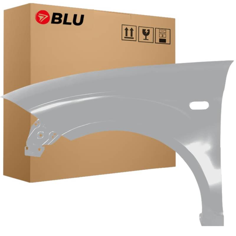 BLU Premium Kotflügel Passend für Seat Toledo III 3 LS7Y Links Silber | 2004-2009 | Vorderseite Vorne | Verzinkt & Lackiert | Einbaufertig von BLU
