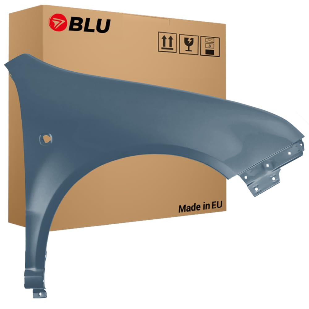 BLU Premium Kotflügel Passend für Skoda Fabia I (6Y) 9901 Rechts Graphit | 1999-2007 | Vorderseite Vorne | Verzinkt & Lackiert | Einbaufertig von BLU