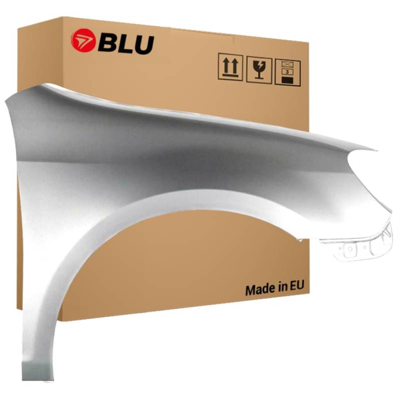 BLU Premium Kotflügel Passend für VW Volkswagen GOLF VI 6 schrägheck LA7W Rechts Silber | 2008-2016 | Vorderseite Vorne | Verzinkt & Lackiert | Einbaufertig von BLU