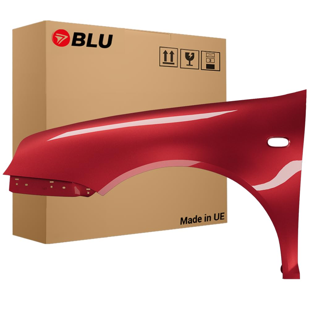 BLU Premium Kotflügel Passend für VW Volkswagen Golf IV 4 LC3K Links Rot | 1997-2006 | Vorderseite Vorne | Verzinkt & Lackiert| Einbaufertig BLU Premium Kotflügel Passend für VW Volkswagen Golf IV 4 LC3K Links Rot | 1997-2006 | Vorderseite Vorne | Verzinkt & Lackiert| Einbaufertig von BLU