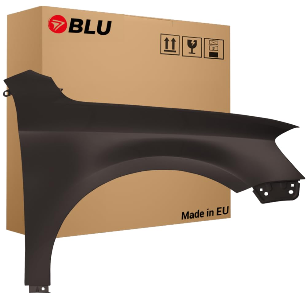 BLU Premium Kotflügel Passend für VW Volkswagen Passat B7 LC8Z Rechts Braun | 2010-2014 | Vorderseite Vorne | Verzinkt & Lackiert | Einbaufertig von BLU