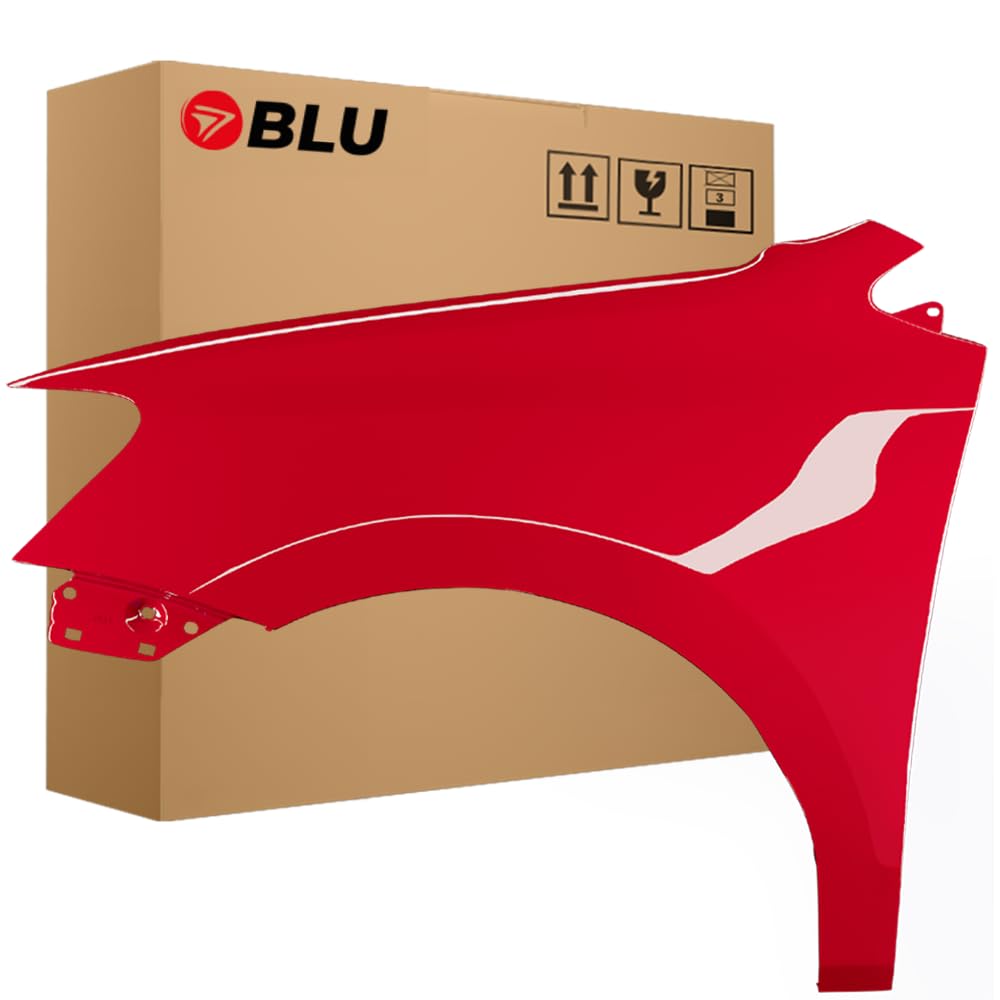 BLU Premium Kotflügel Passend für VW Volkswagen Polo 6R1 LP3G Links Rot | 2009-2017 | Vorderseite Vorne | Verzinkt & Lackiert | Einbaufertig BLU Premium Kotflügel Passend für VW Volkswagen Polo 6R1 LP3G Links Rot | 2009-2017 | Vorderseite Vorne | Verzinkt & Lackiert | Einbaufertig von BLU