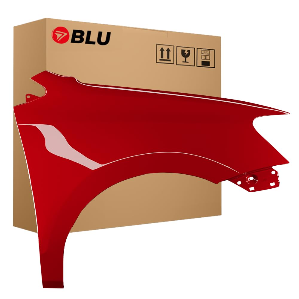 BLU Premium Kotflügel Passend für VW Volkswagen Polo 6R1 LY3D Rechts Rot | 2009-2017 | Vorderseite Vorne | Verzinkt & Lackiert | Einbaufertig BLU Premium Kotflügel Passend für VW Volkswagen Polo 6R1 LY3D Rechts Rot | 2009-2017 | Vorderseite Vorne | Verzinkt & Lackiert | Einbaufertig von BLU