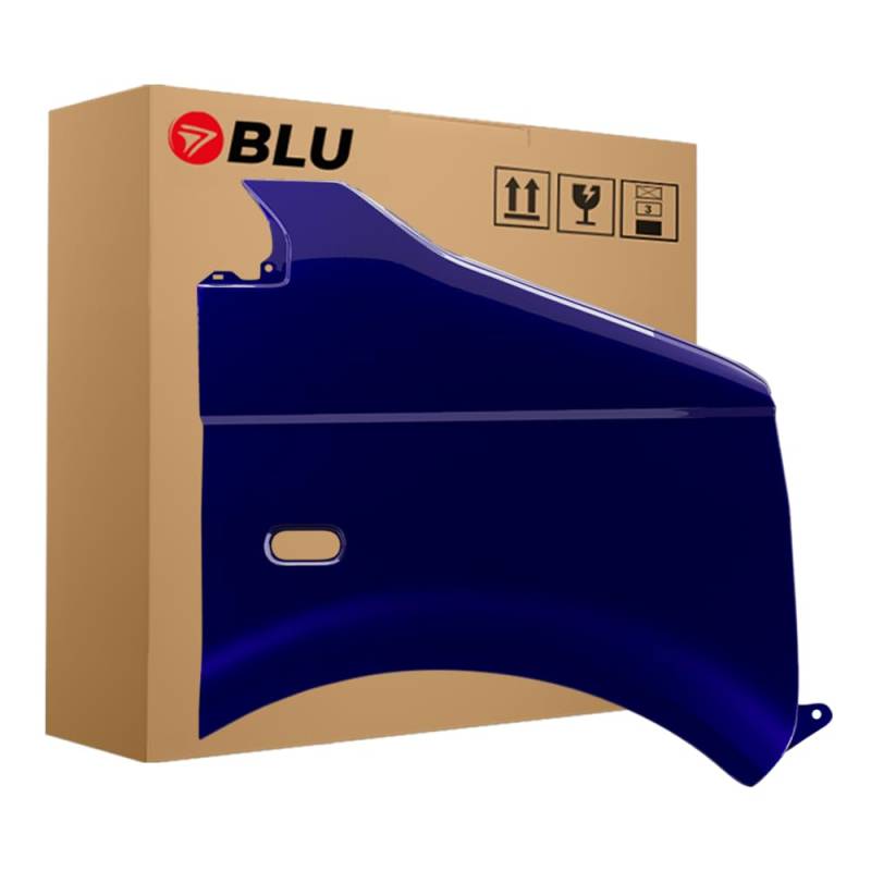 BLU Premium Kotflügel Passend für VW Volkswagen Transporter T5 / Multivan LD5Q Rechts Blau | 2003-2015 | Vorderseite Vorne | Verzinkt & Lackiert | Einbaufertig von BLU