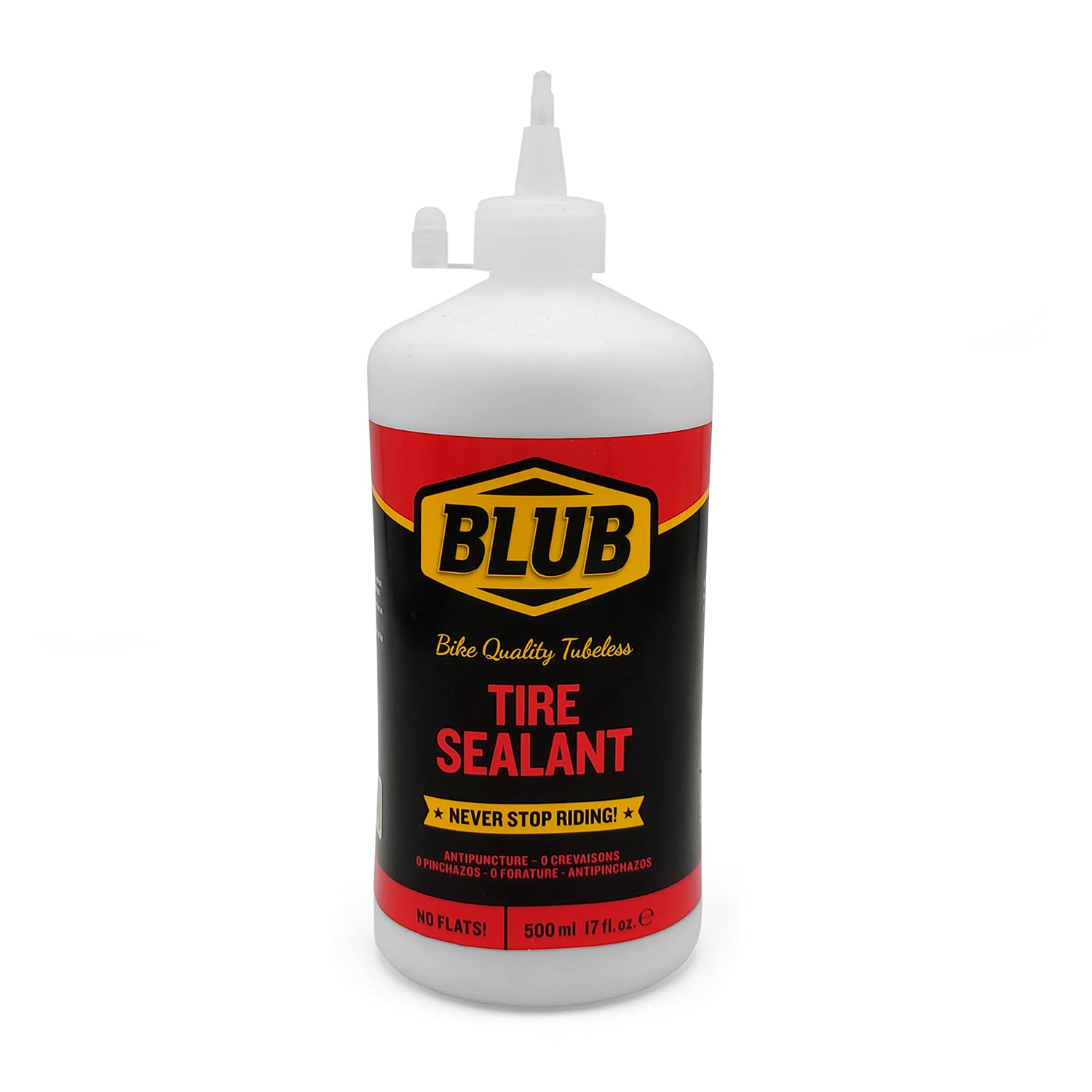BLUB Tubeless MTB-Dichtmittel 500 ml, Fahrrad-Pannen-Dichtmittel, Reifen-Pannen-Reparatur-Dichtmittel, Verhindern und Reparieren von Fahrradrädern von BLUB