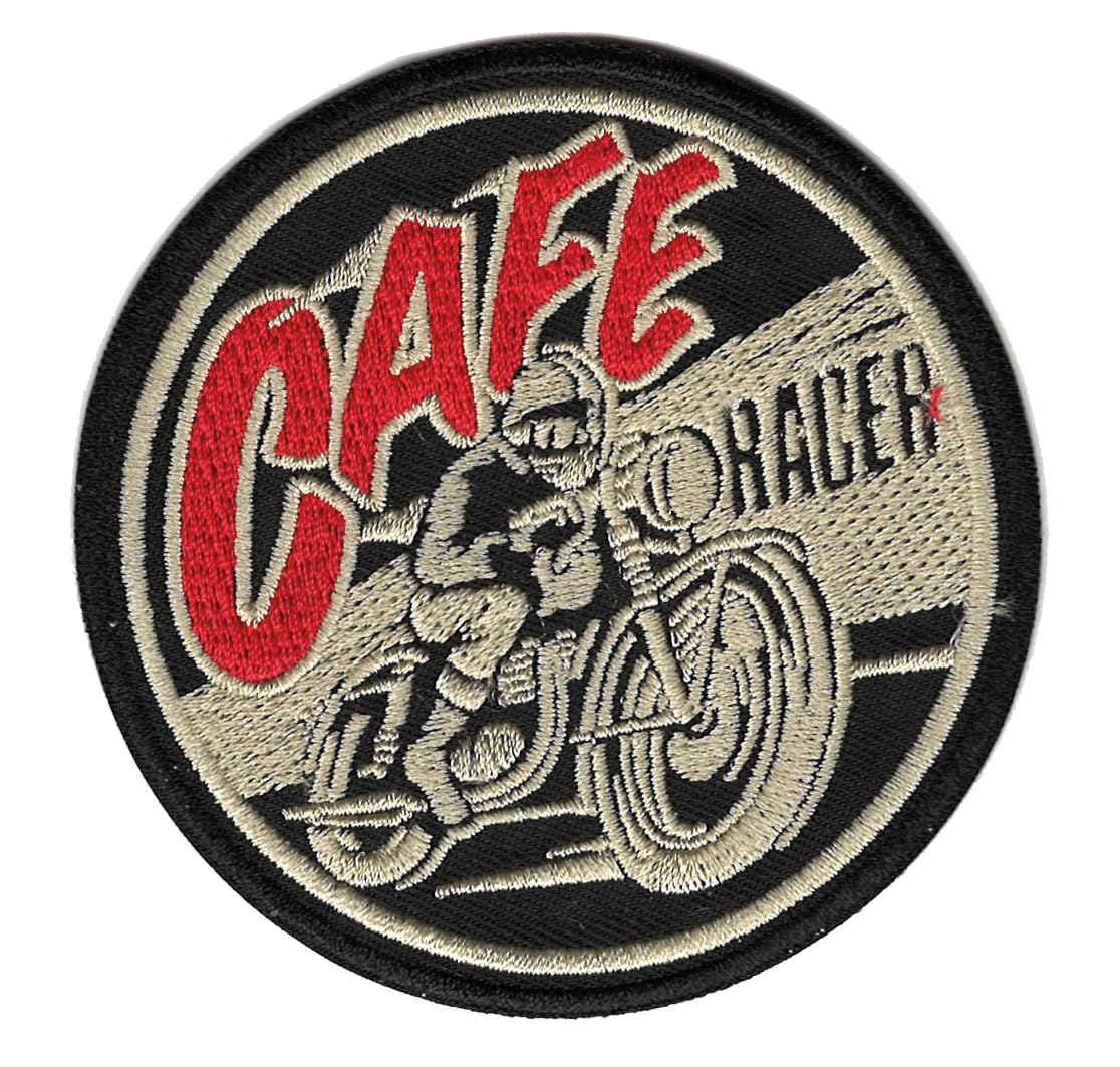 Aufnäher „Cafe Racer“, zum Aufbügeln, 7,5 cm von CEEBOO