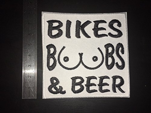 Ecusson-Patches Aufnaher Toppa???Bikes Pin Up Beer Boobs???zum Aufb?geln von BLUE HAWAI