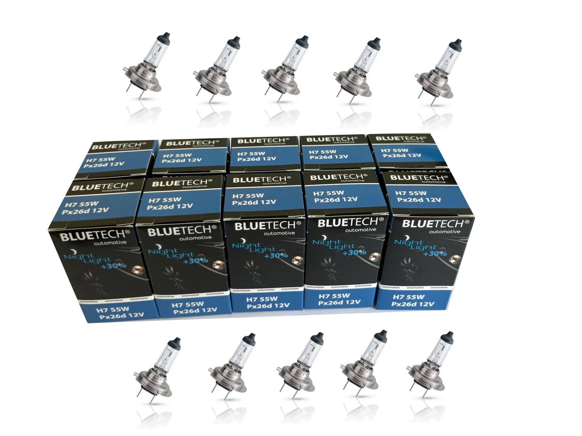BLUETECH 10 St H7 Halogen Lampe Autolampe +30% mehr Licht 12V 55W PX26d Scheinwerfer Lampe Ersatzlampen Abblendlicht Fernlicht Nebellicht.Setpreis BLUETECH 10 St H7 Halogen Lampe Autolampe +30% mehr Licht 12V 55W PX26d Scheinwerfer Lampe Ersatzlampen Abblendlicht Fernlicht Nebellicht.Setpreis von BLUETECH