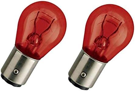 BLUETECH 2er Set Rot Rück- Bremslicht Lampe BAY15d P21/5 Rot Watt P21/5W 12V von BLUETECH
