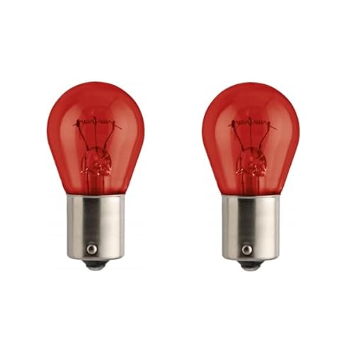 BLUETECH Kugellampe Bremslicht Blinklicht Stoplicht Lampe Rot BA15S 12V 21W von BLUETECH