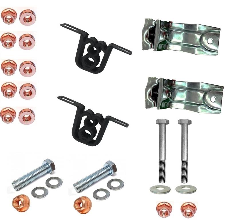 REPARATURSET AUSPUFFHALTER AUSPUFFGUMI Endtopf kompatibel mit BMW 3er E36 320i 2.0 und 323i 2.5Coupe,Sedan Cabrio und Tourning von BLUETECH