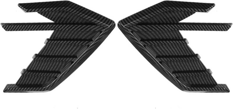 Auto Front Stoßstange Lip Diffusor Splitter Flossen Körper Kit Spoiler Diffusor Auto Tuning für A-UDI A3 A4 A5 A6 A7 A7 A8 Q3 Q5 Q7 RS3 RS4 RS5 RS6 RS7 S3 S4 S5 S6 TT,A-Carbon Fiber Look von BLuvos