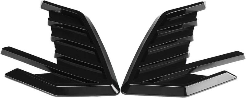Auto Front Stoßstange Lip Diffusor Splitter Flossen Körper Kit Spoiler Diffusor Auto Tuning für A-UDI A3 A4 A5 A6 A7 A7 A8 Q3 Q5 Q7 RS3 RS4 RS5 RS6 RS7 S3 S4 S5 S6 TT,B-Glossy Black von BLuvos