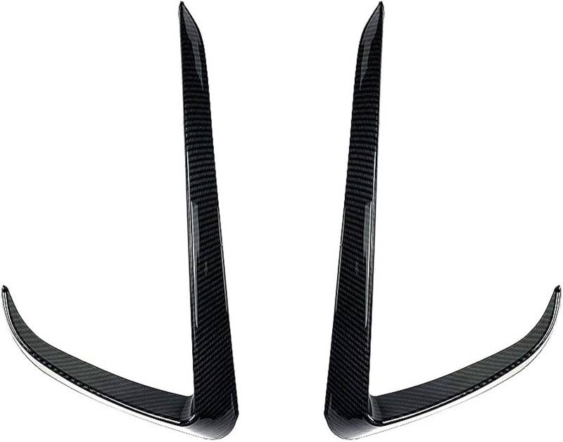 Auto Front Stoßstange Lip Diffusor Splitter Flossen Körper Kit Spoiler Diffusor Auto Tuning für Tesla Model 3 Y 2017-2022,C-Model Y Carbon Look von BLuvos