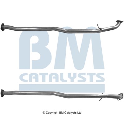 Bm Catalysts Abgasrohr [Hersteller-Nr. BM50966] für Opel, Vauxhall von BM CATALYSTS