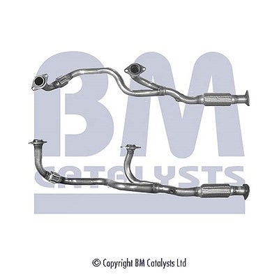 Bm Catalysts Abgasrohr [Hersteller-Nr. BM70386] für Opel, Vauxhall von BM CATALYSTS