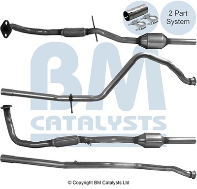 Bm Catalysts Katalysator [Hersteller-Nr. BM80017H] für Opel, Vauxhall von BM CATALYSTS