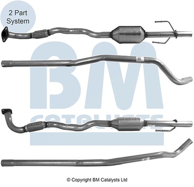 Bm Catalysts Katalysator inkl. Montagesatz [Hersteller-Nr. BM80410H] für Opel von BM CATALYSTS