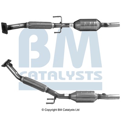 Bm Catalysts Katalysator inkl. Montagesatz [Hersteller-Nr. BM91051H] für Skoda von BM CATALYSTS