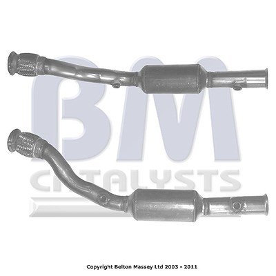 Bm Catalysts Katalysator mit Anbauteilen [Hersteller-Nr. BM90984H] für Citroën von BM CATALYSTS