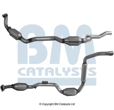 Bm Catalysts Katalysator mit Anbauteilen links [Hersteller-Nr. BM90791H] für Mercedes-Benz von BM CATALYSTS