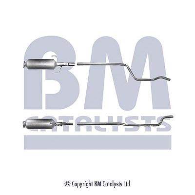 Bm Catalysts Ruß-/Partikelfilter, Abgasanlage [Hersteller-Nr. BM11062] für Opel von BM CATALYSTS