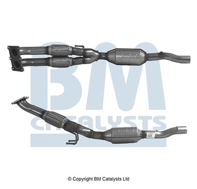 Bm Catalysts Katalysator mit Anbauteilen [Hersteller-Nr. BM91391H] für Audi, Seat, Skoda, VW von BM CATALYSTS