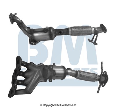 Bm Catalysts Katalysator mit Anbauteilen [Hersteller-Nr. BM91275H] für Ford, Volvo von BM CATALYSTS