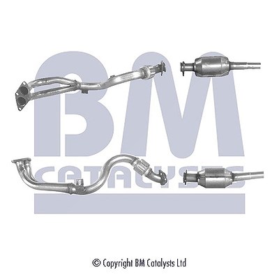 Bm Catalysts Katalysator mit Anbauteilen [Hersteller-Nr. BM90539H] für VW von BM CATALYSTS
