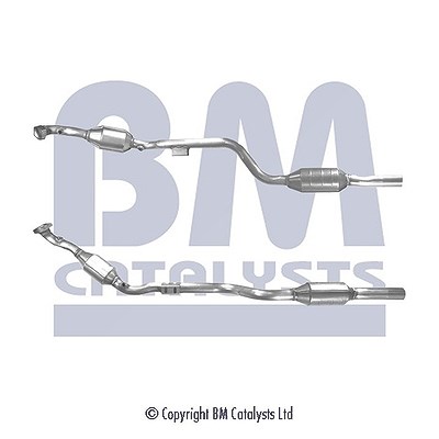 Bm Catalysts Katalysator mit Anbauteilen rechts [Hersteller-Nr. BM90840H] für Mercedes-Benz von BM CATALYSTS