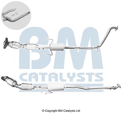 Bm Catalysts Katalysator [Hersteller-Nr. BM91975H] für Toyota von BM CATALYSTS