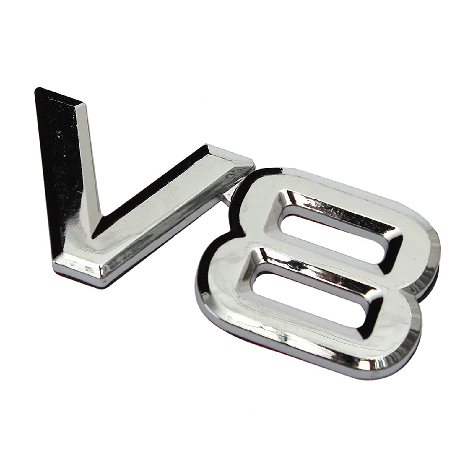 BMINO 7.5x3.5cm Autos V8 Aufkleber 3D Chrome Aufkleber Abzeichen Emblem Logo-Aufkleber BMINO 7.5x3.5cm Autos V8 Aufkleber 3D Chrome Aufkleber Abzeichen Emblem Logo-Aufkleber von BMINO
