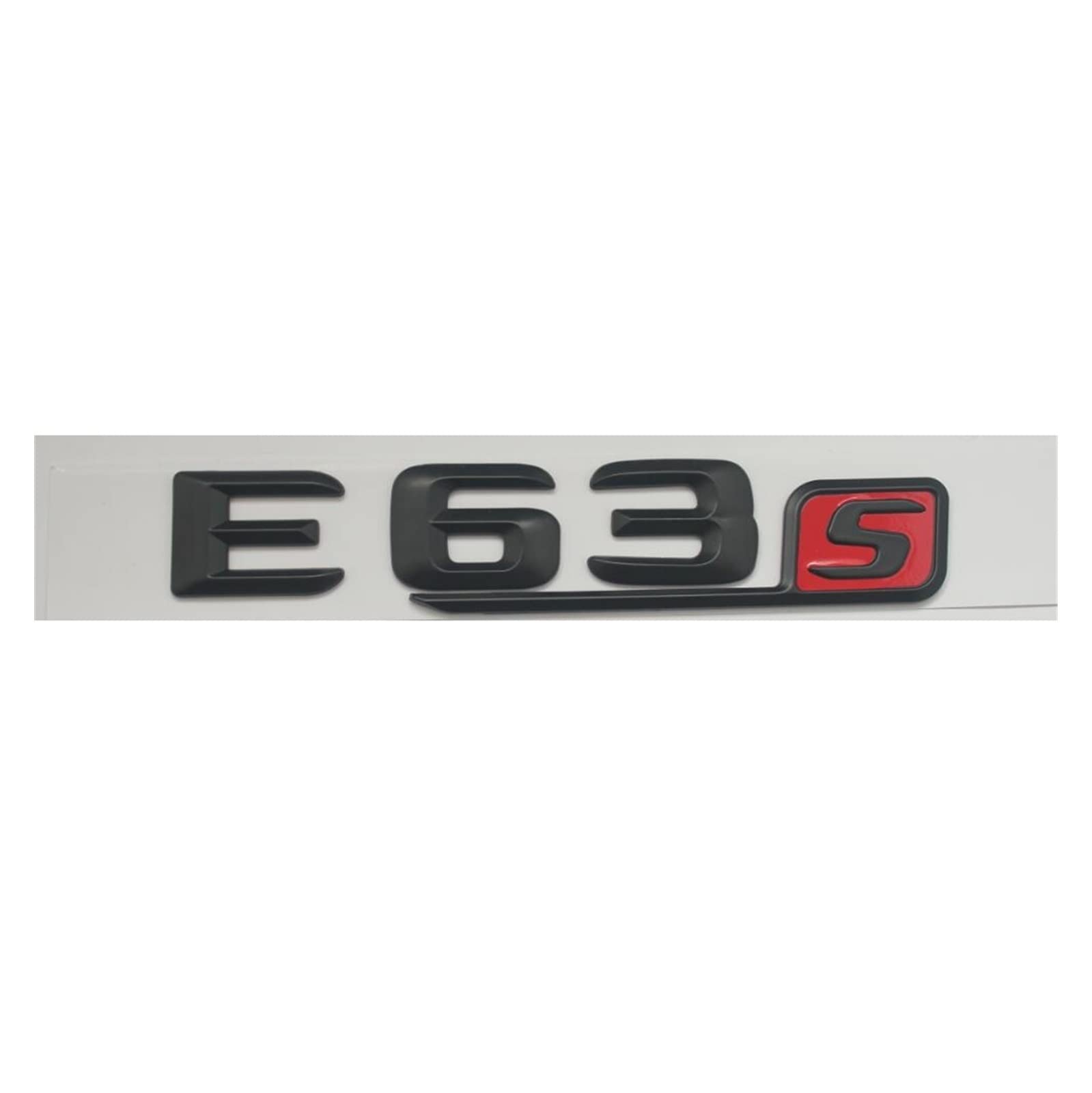 BMINO Matt schwarz rot 3D E63s Auto Kofferraum hintere Buchstaben Number Badge Emblem Emblem Aufkleber Kompatibel for Mercedes Benz AMG E. Klasse E63 S AMG. Logo-Aufkleber BMINO Matt schwarz rot 3D E63s Auto Kofferraum hintere Buchstaben Number Badge Emblem Emblem Aufkleber Kompatibel for Mercedes Benz AMG E. Klasse E63 S AMG. Logo-Aufkleber von BMINO