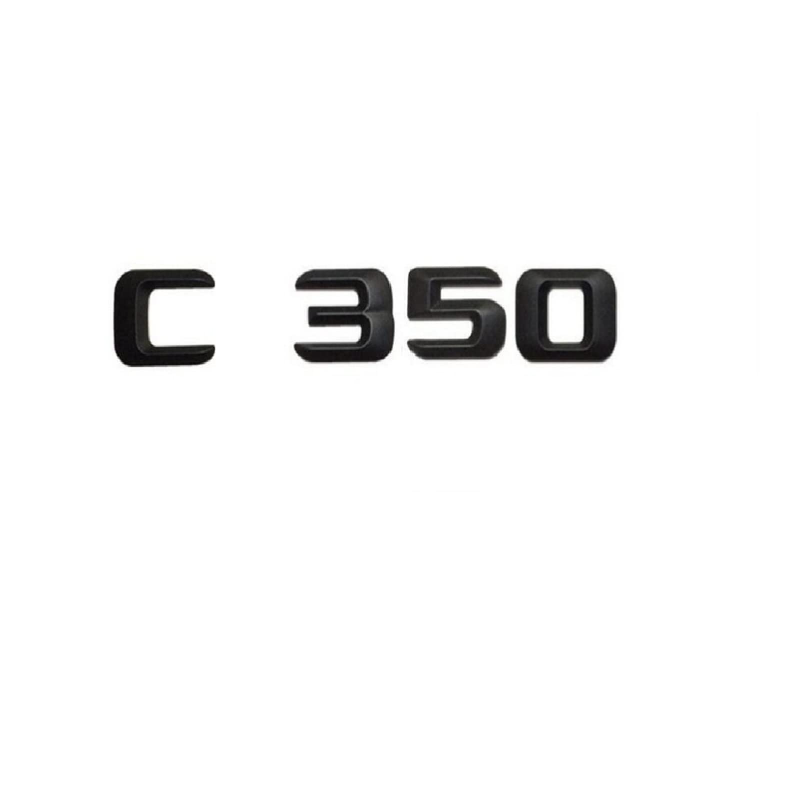 BMINO Mattschwarz C 350" Kofferraum hinten Buchstaben Wörter Zahlen Abzeichen Emblem Aufkleber Aufkleber kompatibel mit Mercedes Benz C-Klasse C350 Logo-Aufkleber BMINO Mattschwarz C 350" Kofferraum hinten Buchstaben Wörter Zahlen Abzeichen Emblem Aufkleber Aufkleber kompatibel mit Mercedes Benz C-Klasse C350 Logo-Aufkleber von BMINO