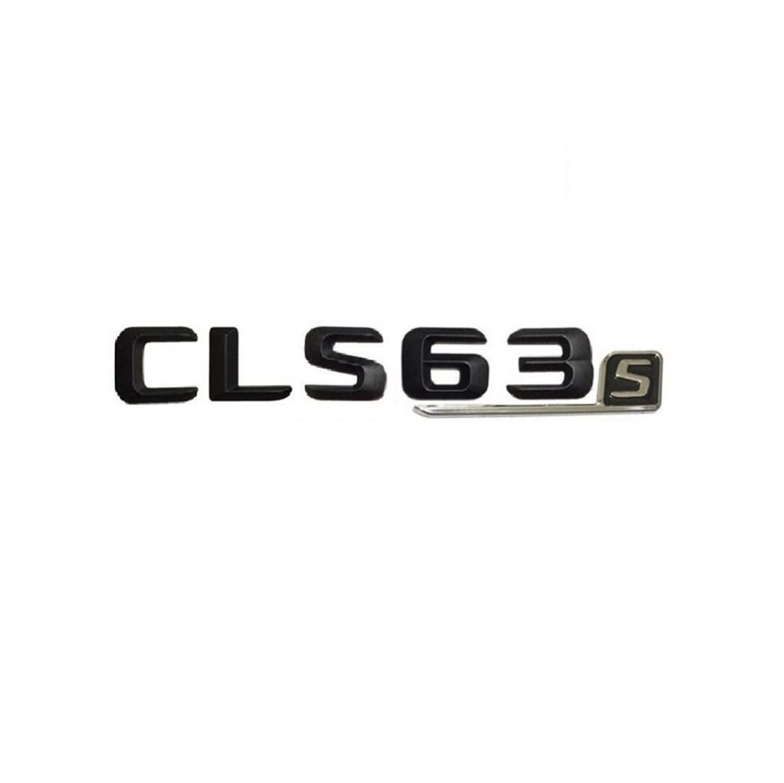 BMINO Mattschwarz CLS63s 3D ABS Kunststoff Kofferraum Hinten Buchstaben Abzeichen Emblem Embleme Aufkleber Aufkleber Kompatibel Mit Mercedes-Benz CLS63 Logo-Aufkleber BMINO Mattschwarz CLS63s 3D ABS Kunststoff Kofferraum Hinten Buchstaben Abzeichen Emblem Embleme Aufkleber Aufkleber Kompatibel Mit Mercedes-Benz CLS63 Logo-Aufkleber von BMINO