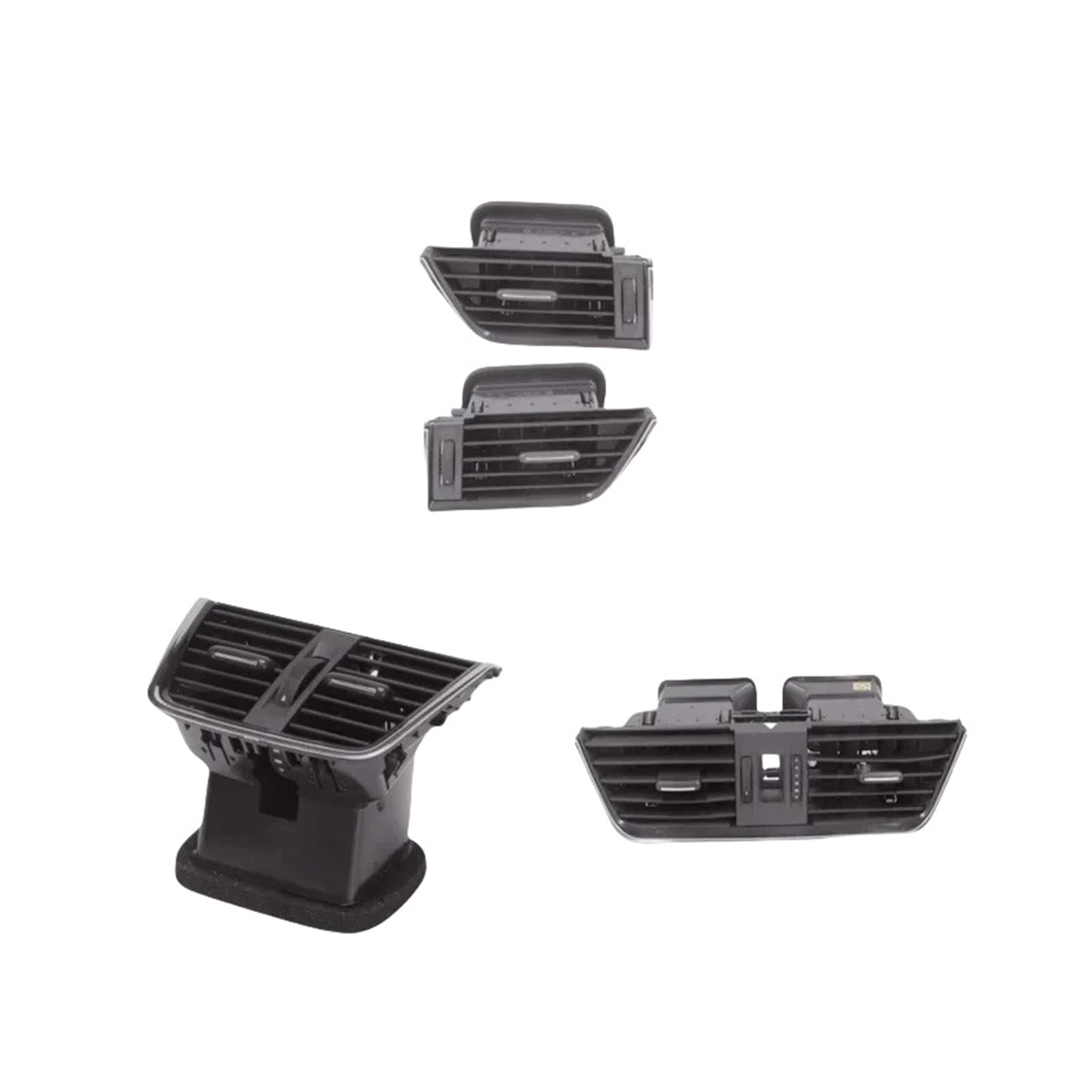 5E0819701 5E0819702 Dashboard Interior AC Air Outlet Vent Grill 5E0820951 5E0819203 Compatible For Skoda Octavia 3 A7 5E MK3 2013-2020(1 set 4PCS) von BMKUUOSJ