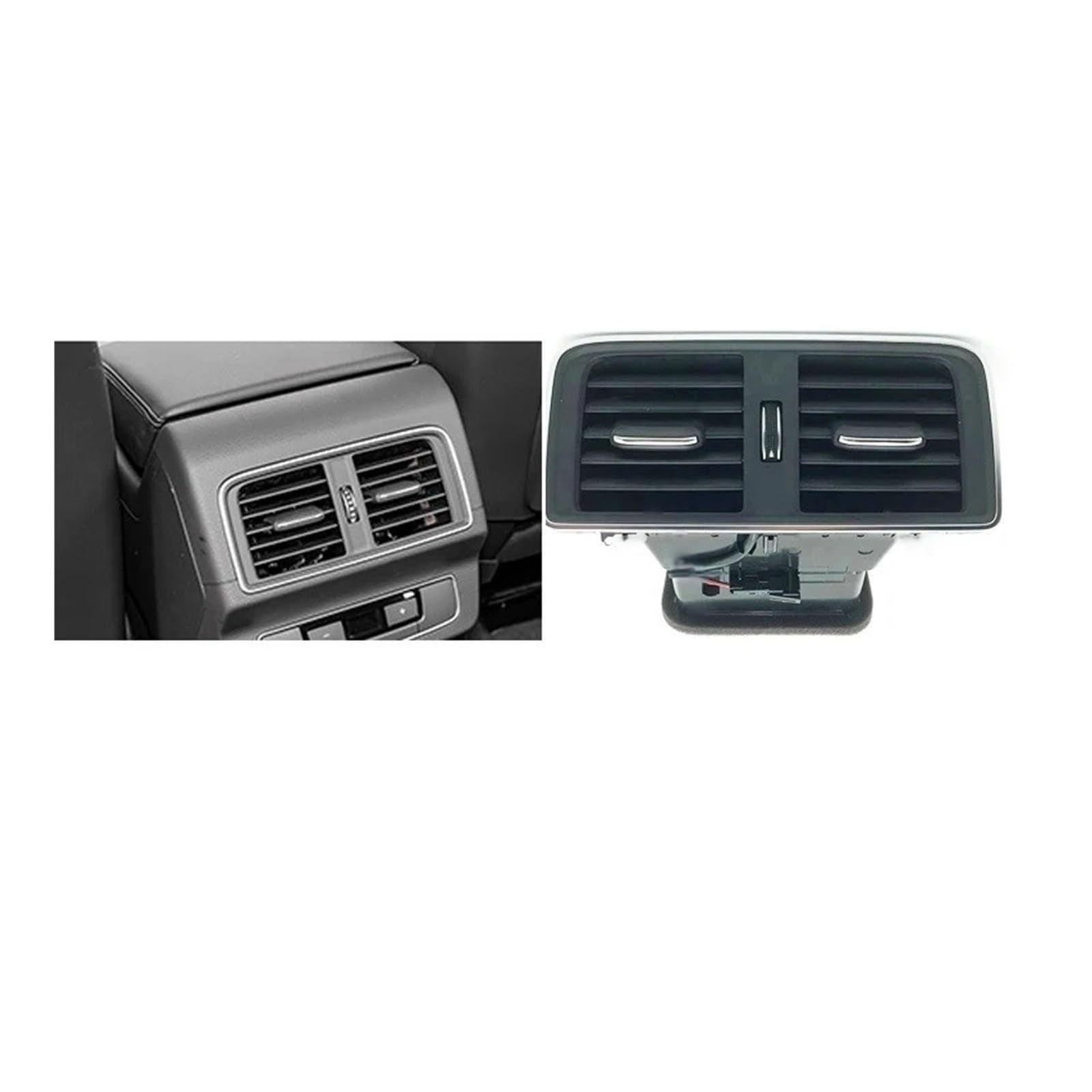 Compatible For Audi Q5L 2018-2022 Air Conditioner Outlet A/C Air Conditioning Vents Rear Air Conditioner Ouelet Air Pipe Modified(Set Pipe 3pcs) von BMKUUOSJ