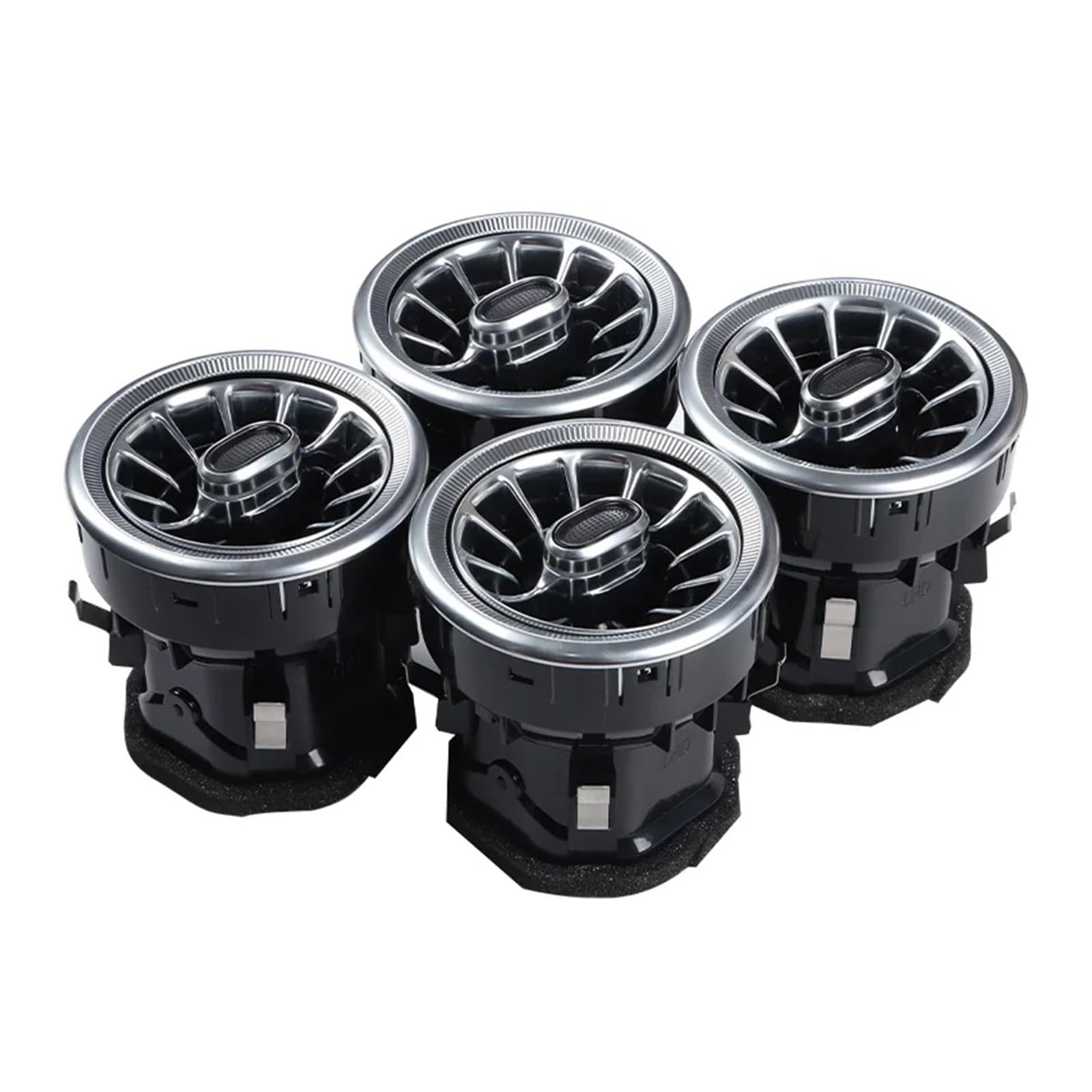 Compatible For Mercedes Benz V Class W447 V250 V260 Vito Car Dashboard AC Air Condition Vent Outlet Turb(4pcs) von BMKUUOSJ
