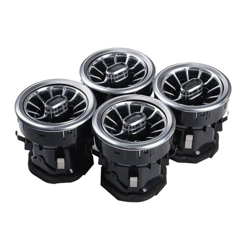 Compatible For Mercedes Benz V Class W447 V250 V260 Vito Car Dashboard AC Air Condition Vent Outlet Turb(4pcs) von BMKUUOSJ