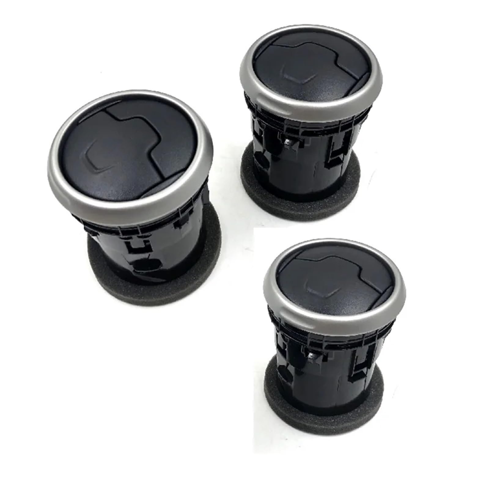 Compatible For Nissan Dualis Qashqai J10 2007-2013 Car Front Dashboard Center Air Vent Air Conditioner Vent Outlet(3pcs) von BMKUUOSJ