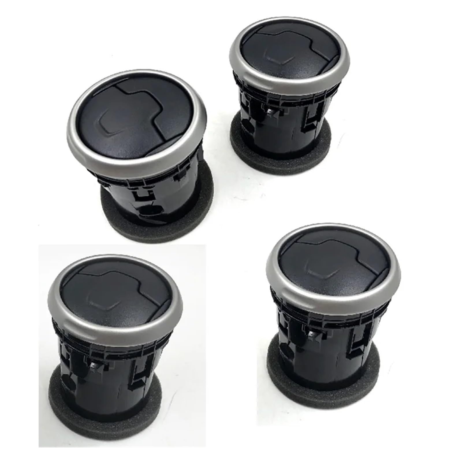 Compatible For Nissan Dualis Qashqai J10 2007-2013 Car Front Dashboard Center Air Vent Air Conditioner Vent Outlet(4pcs) von BMKUUOSJ
