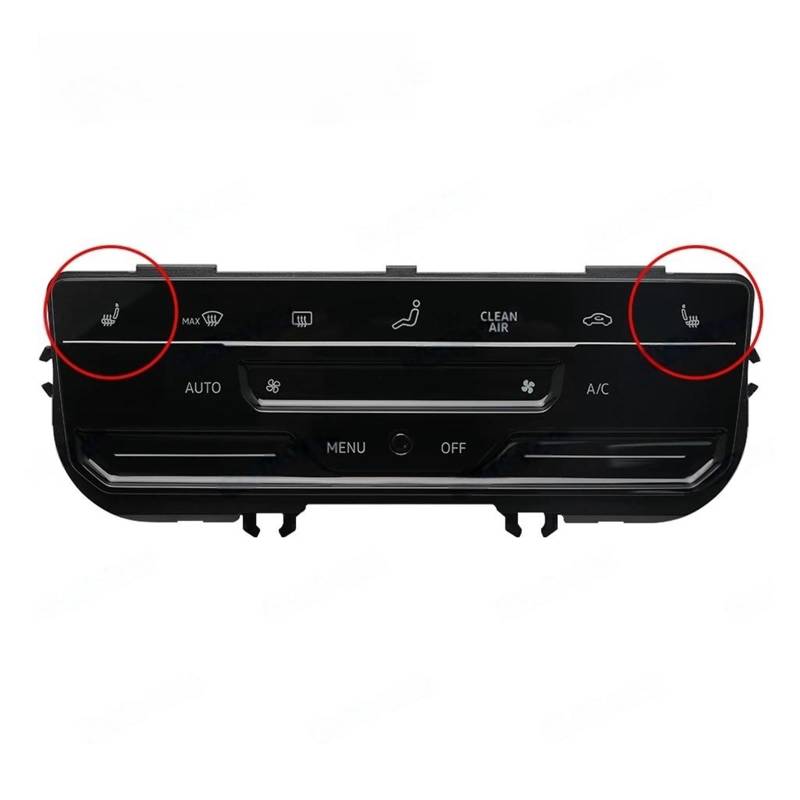 Compatible For VW Golf MK7 MK7.5 Golf 7 7.5 Golf R LCD Touch Screen Automatic Air Conditioning Panel With Seat Heating(Seat Heating) von BMKUUOSJ