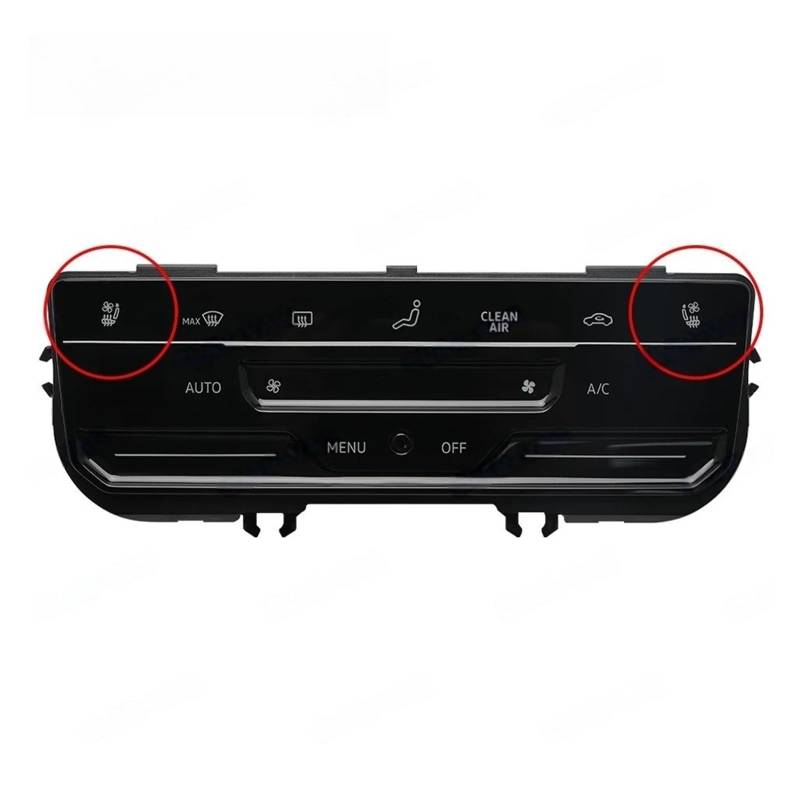 Compatible For VW Golf MK7 MK7.5 Golf 7 7.5 Golf R LCD Touch Screen Automatic Air Conditioning Panel With Seat Heating(Seat heat Vent) von BMKUUOSJ